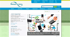 Desktop Screenshot of newburghlibrary.org